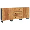 Image de Vidaxl Buffets 3 Pcs Bois D'acacia Solide (345227x2+345230)