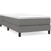 Image de vidaXL Cadre de lit Gris foncÃ© 80x200 cm Tissu