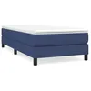 Image de vidaXL Cadre de lit Bleu 90x190 cm Tissu
