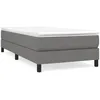 Image de vidaXL Cadre de lit Gris foncÃ© 100 x 200 cm Tissu