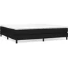 Image de vidaXL Cadre de Lit Noir 200x200 cm Tissu