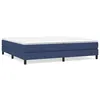 Image de vidaXL Cadre de lit Bleu 200x200 cm Tissu