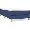 Image de vidaXL Cadre de lit Bleu 80x200 cm Tissu