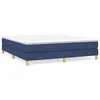 Image de vidaXL Cadre de lit Bleu 180 x 200 cm Tissu