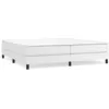 Image de vidaXL Cadre de lit Blanc 200x200 cm Similicuir