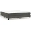 Image de vidaXL Cadre de lit Gris foncÃ© 180 x 200 cm Velours