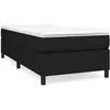 Image de vidaXL Cadre de lit Noir 80x200 cm Tissu