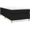Image de vidaXL Cadre de lit Noir 90x190 cm Tissu