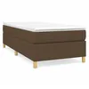 Image de vidaXL Cadre de lit Marron foncÃ© 90x190 cm Tissu