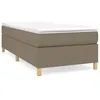 Image de vidaXL Cadre de lit Taupe 90x190 cm Tissu
