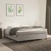 Image de vidaXL Cadre de lit Gris clair 180x200 cm Velours