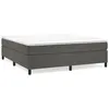 Image de vidaXL Cadre de lit Gris foncÃ© 200 x 200 cm Velours