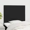Image de vidaXL TÃªtes de lit 2 pcs Noir 90x5x78/88 cm Tissu
