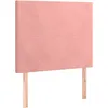 Image de vidaXL TÃªtes de lit 2 pcs Rose 80x5x78/88 cm Velours