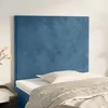 Image de vidaXL TÃªtes de lit 2 pcs Bleu foncÃ© 90x5x78/88 cm Velours