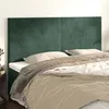 Image de vidaXL TÃªtes de lit 4 pcs Vert foncÃ© 100x5x78/88 cm Velours