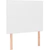 Image de vidaXL TÃªtes de lit 2 pcs Blanc 80x5x78/88 cm Similicuir