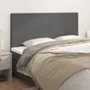Image de vidaXL TÃªtes de lit 4 pcs Gris 90x5x78/88 cm Similicuir