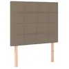 Image de vidaXL TÃªtes de lit 2 pcs Taupe 80x5x78/88 cm Tissu