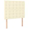 Image de vidaXL TÃªtes de lit 2 pcs CrÃ¨me 80x5x78/88 cm Similicuir