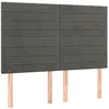 Image de vidaXL TÃªtes de lit 4 pcs Gris foncÃ© 72x5x78/88 cm Velours