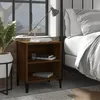 Image de vidaXL TÃªtes de lit 4 pcs Marron FoncÃ© 80x5x78/88 cm Tissu
