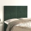 Image de vidaXL TÃªtes de lit 4 pcs Vert foncÃ© 72x5x78/88 cm Velours