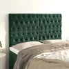 Image de vidaXL TÃªtes de lit 4 pcs Vert foncÃ© 72x7x78/88 cm Velours