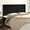 Image de vidaXL TÃªtes de lit 4 pcs Noir 80x5x78/88 cm Velours
