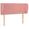 Image de vidaXL TÃªte de lit avec oreilles Rose 103x23x78/88 cm Velours