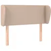 Image de vidaXL TÃªte de lit avec oreilles Cappuccino 103x23x78/88 cm Similicuir