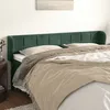Image de vidaXL TÃªte de lit avec oreilles Vert foncÃ© 183x23x78/88 cm Velours