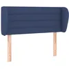 Image de vidaXL TÃªte de lit avec oreilles Bleu 93x23x78/88 cm Tissu