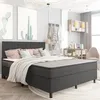Image de vidaXL TÃªte de lit avec oreilles Vert foncÃ© 83x23x78/88 cm Velours