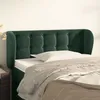Image de vidaXL TÃªte de lit avec oreilles Vert foncÃ© 103x23x78/88 cm Velours