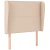 Image de Vidaxl TÃªte De Lit Avec Oreilles Cappuccino 103x23x118/128 Cm