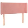 Image de vidaXL TÃªte de lit avec oreilles Rose 103x16x78/88 cm Velours