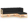 Image de vidaXL TÃªte de lit avec oreilles Noir 183x16x78/88 cm Velours