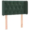 Image de vidaXL TÃªte de lit avec oreilles Vert foncÃ© 83x16x78/88 cm Velours