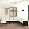Image de vidaXL TÃªte de lit Ã  LED Noir 80x5x78/88 cm Tissu
