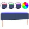 Image de vidaXL TÃªte de lit Ã  LED Bleu 200x5x78/88 cm Tissu