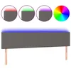 Image de vidaXL TÃªte de lit Ã  LED Gris 180x5x78/88 cm Similicuir