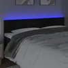Image de vidaXL TÃªte de lit Ã  LED Noir 180x5x78/88 cm Velours