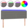 Image de TÃªte de Lit LED Tissu Respirant Design Moderne Rembourrage de Lit 144x5x78/88 cm Tissu