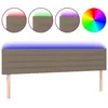 Image de vidaXL TÃªte de lit Ã  LED Taupe 180x5x78/88 cm Tissu