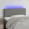 Image de vidaXL TÃªte de lit Ã  LED CrÃ¨me 160x7x78/88 cm Tissu