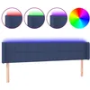 Image de vidaXL TÃªte de lit Ã  LED Bleu 203x16x78/88 cm Tissu