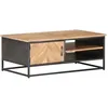 Image de vidaXL TÃªte de lit Ã  LED Marron foncÃ© 103x16x118/128 cm Tissu