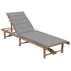 Image de vidaXL Sommier tapissier avec matelas et LED Gris foncÃ© 80x200cm Tissu