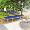 Image de vidaXL Sommier tapissier et matelas et LED Taupe 200x200 cm Tissu